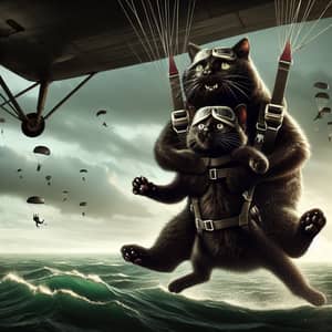 Thrilling Tale of a Skydiving Cat and Kitten | Survival Journey