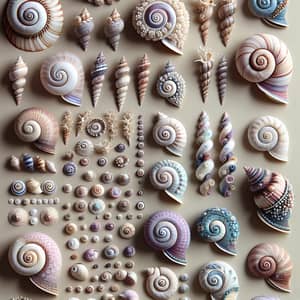 Creative Periwinkle and Snail Shell Decor | Unique Artwork