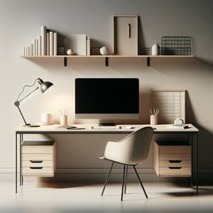 Optimized Minimalist Workspace | Clean, Organized Desk Setup