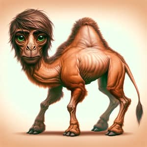 Unique Camel-Human Creature Imagery