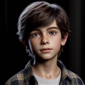 Realistic Young Boy Portrait | Chico Realista