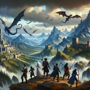 Epic Fantasy Painting: Majestic Landscapes, Battles & Characters