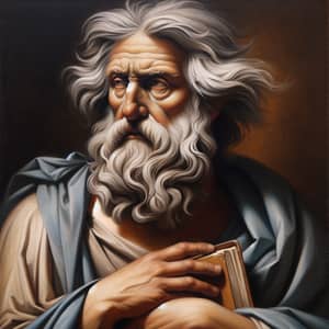 Oil Painting of Seneca: Stoic Philosopher