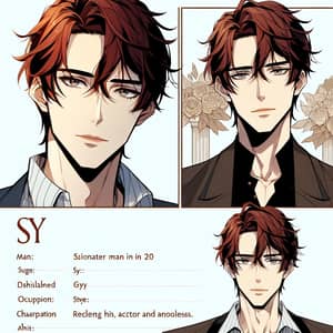 Sy: Korean Manhwa Character Sheet - Actor & Spy | Age 20