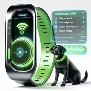 AI Dog Speech Processing with Green Smart Collar