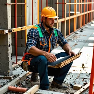 Construction Specialty Worker on Construction Site