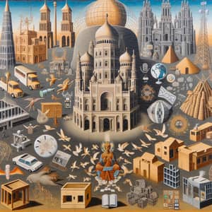 Philosophical Mural: Architecture & Communications Worldwide