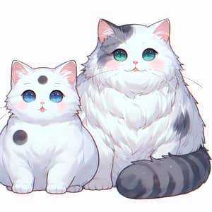 White and Gray Cats: Adorable Feline Companions