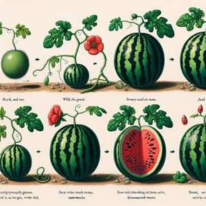 Evolution of Watermelon: From Wild to Domesticated
