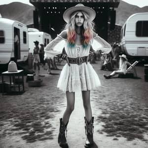 Bohemian Bridal Style at the Coachella Festival