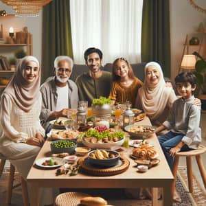 Celebrate Eid al-Fitr with Family - Joyful Gathering