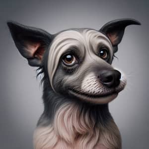 Realistic Ugly Dog Unlookable - Quirky Canine Portrait