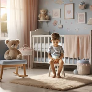 Child-Friendly Nursery Room Decor with Pampers Baby Dry Diapers