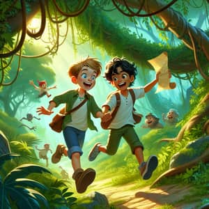 Enchanted Forest Adventure: Best Friends Discover Hidden Treasure
