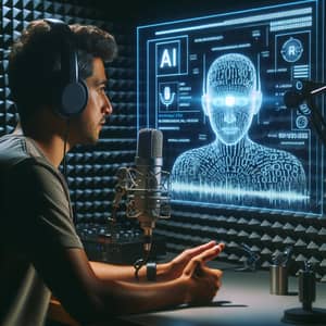 Hispanic Podcaster Interviews AI | Digital Studio Podcast