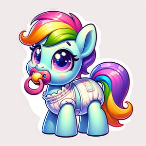 Colorful Animated Pony Character | Cartoons Design