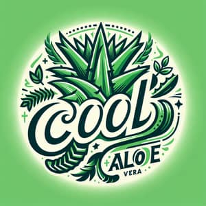 Modern Cool Aloe Logo Design | Fresh & Vibrant