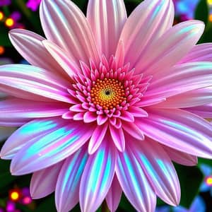 Vibrant Birthday Celebration Flower - Joyful Petals & radiant colors