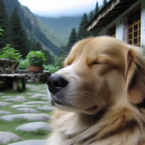 Tranquil and Peaceful Dog