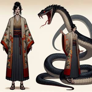 Fantasy Yuan-ti Female Priest Character Art | DnD Universe