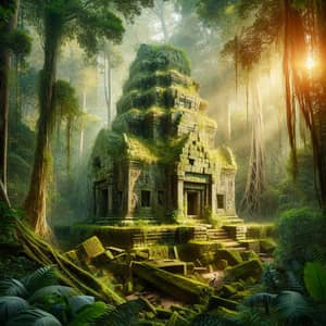 Lost Civilization Temple in Jungle | Weather Worn Architecture