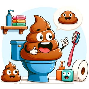 Talking Poop Animated Tale | Family-Friendly Humorous Conversation