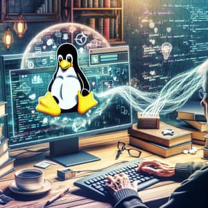 Creative Linux Installation with Java Programming Concept