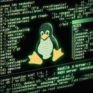 Linux Redis Server Initialization Visualization