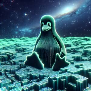 Innovative Landscape: Linux OS Abstract Representation