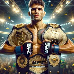 Brazilian MMA Champion with Two Championship Belts | The Ultimate Fighter
