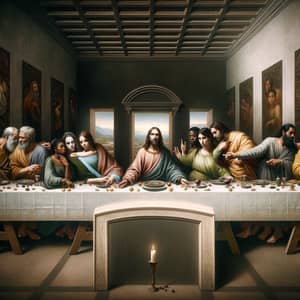 The Last Supper Painting by Leonardo da Vinci