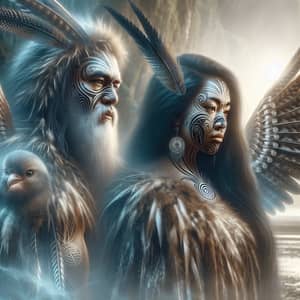 Ancestral Maori Guardians: Love and Protection for Descendants