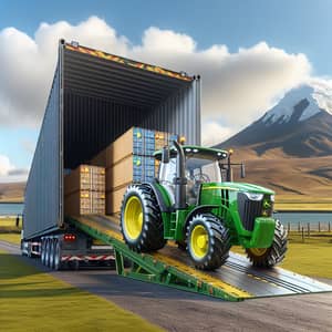 Modern John Deere Agricultural Tractor Import to Ecuador