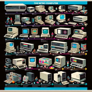 Retro Computers Timeline 1970-1990 Evolution