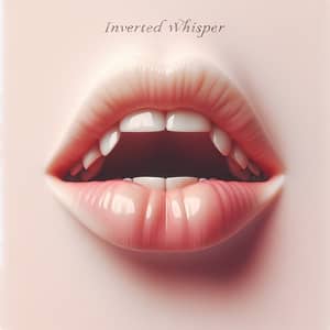 Inverted Whisper: Surreal Album Cover of Upside-Down Mouth