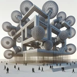 Innovative Architecture Concept: Three-Dimensional Geometric Figure Design
