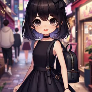 Black Kawaii Girl Fashion Style - Unique & Chic Look