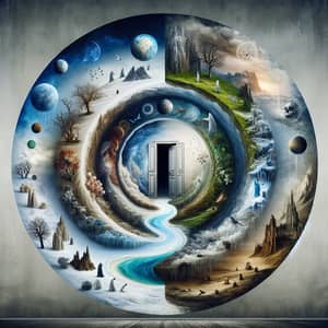 Cycle of No Return - Surrealistic Journey Through Phases of Life