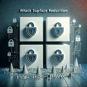 Cyber Security Attack Surface Reduction Graphic