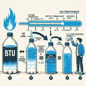 Heat Transfer Concept: Exploring BTU with Illustrated Example