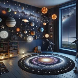 Child's Universe: Galactic Bedroom for Cosmic Dreamers