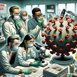 Breaking News: Fighting Nipah Virus - Scientific Laboratory Scene