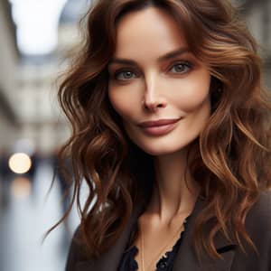 30-Year-Old Woman with Essence of French Actress | Elegant & Charming