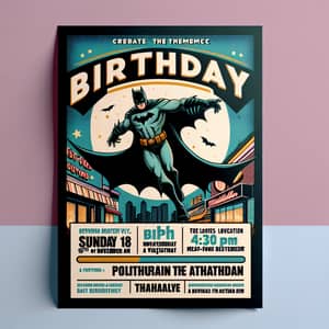 Exciting Vigilante-Themed Birthday Celebration | Sunday, 18th November 4:30 PM