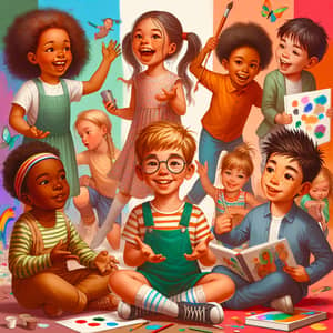 Diverse Children Celebrating Uniqueness | Kids Interaction Fun