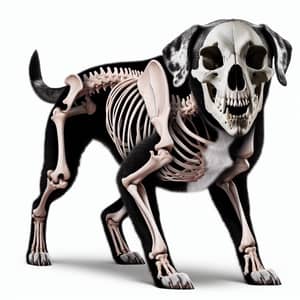 Skulldog: Unique Fusion Creature with Skeletal Canine Features