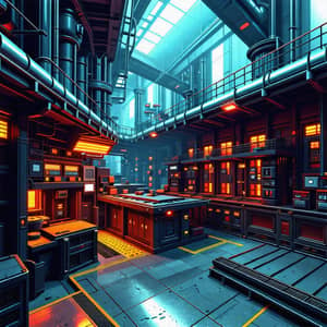 Cyberpunk Factory Creation | Futuristic Industrial Design