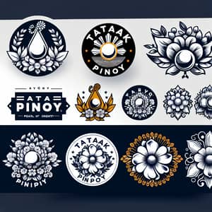 Distinctive Tatak Pinoy Logos: Pearl of Orient, Sampaguita, Baro't Saya