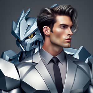 Handsome Metagross Transformation | Steel Man Fashion Model