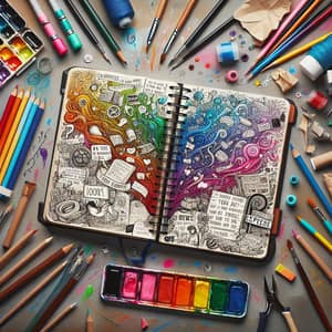 Creative Notebook: Self-Expression Through Artistic Diversity